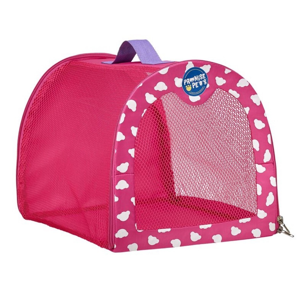 Build-A-Bear Promise Pets Pink Cloud Toy Mesh Carrier | Stuffed Animal